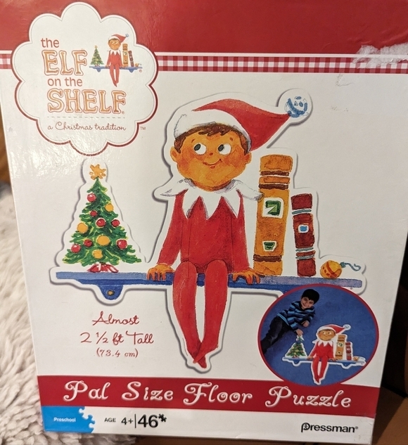 Elf on the Shelf Pal Size Floor Puzzle for an easy elf on the shelf night - Picture 3 of 4
